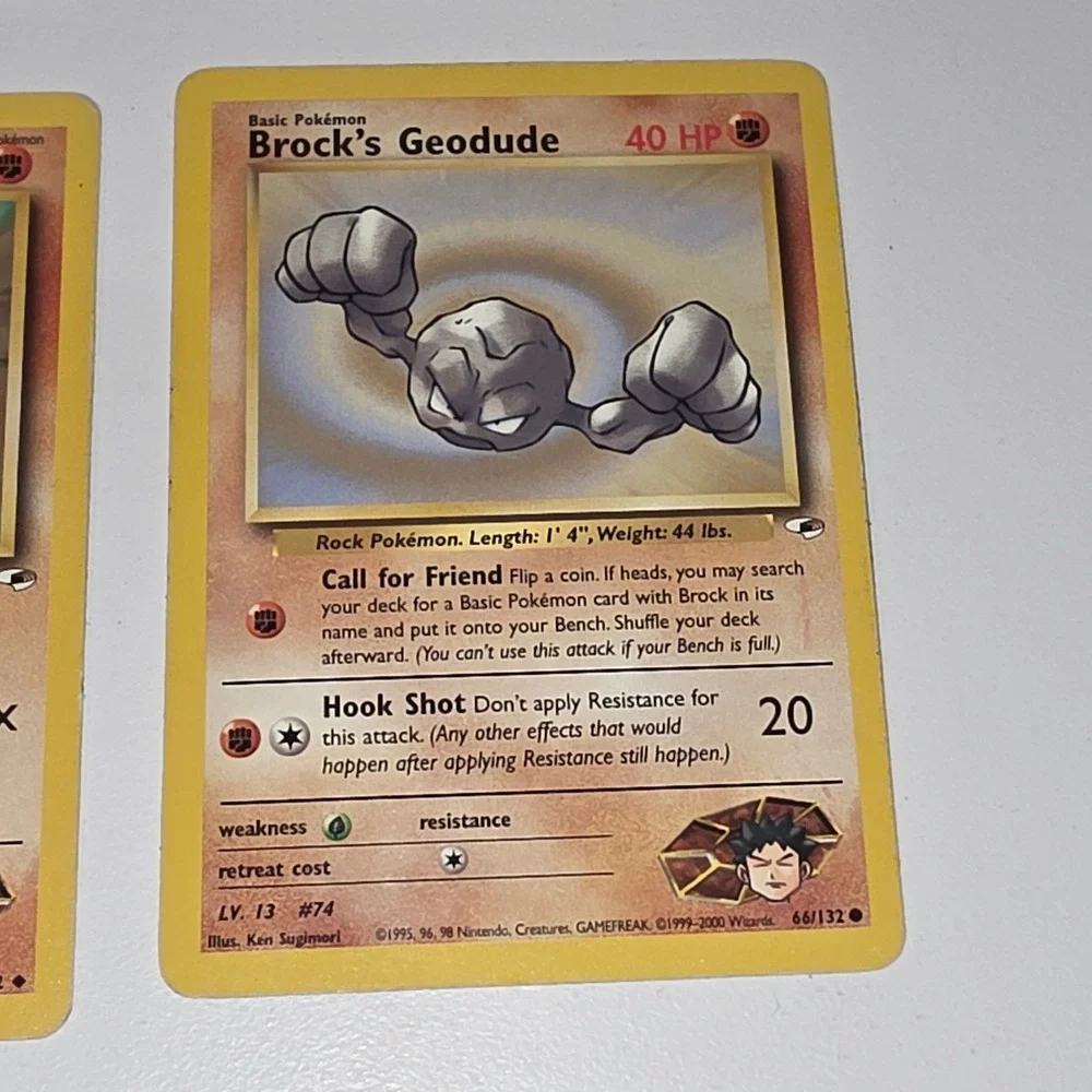 Pokemon Card Lot 7 Geodude Graveler Golem Evolution Vintage WOTC e-Reader Gym